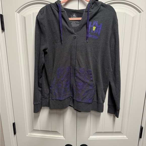 Disney Gray and Purple Haunted Mansion Women Jacket Size XL - Picture 3 of 6
